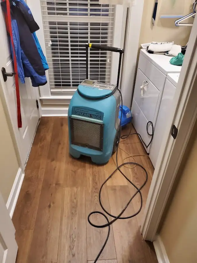 Commercial dehumidifier deployed for Flood Damage Cleanup in Rib Mountain